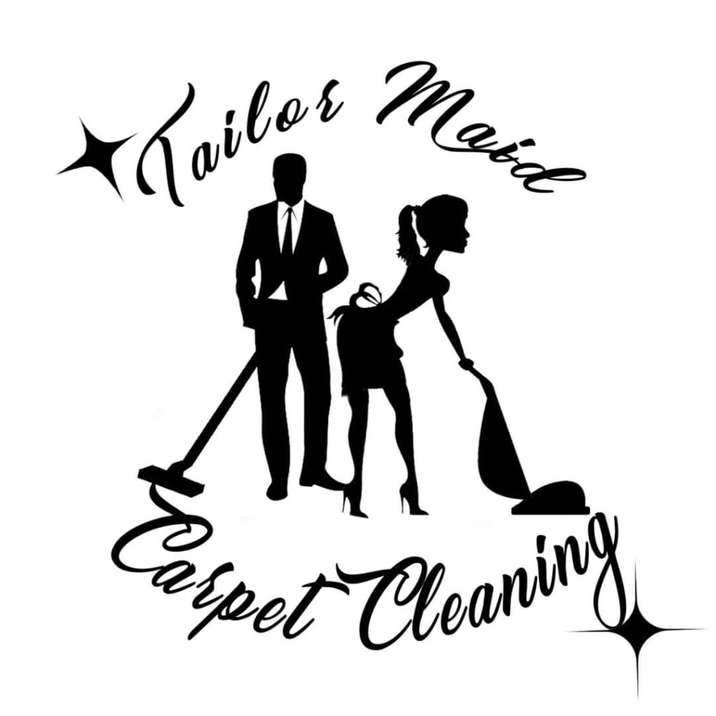 The logo for taylor maid carpet cleaning